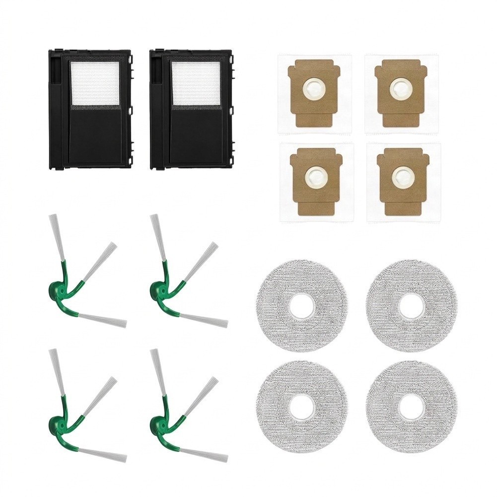 8NEW ชุดอะไหล่ทดแทนสําหรับ Roomba สําหรับ Plus 415X สําหรับ Combo Robot Vacuum Filter