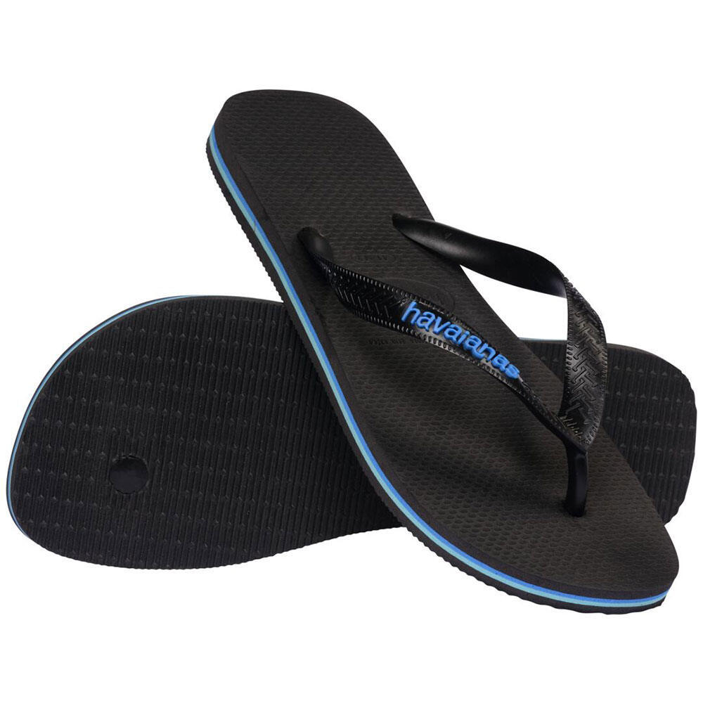 HAVAIANAS شبشب Top Logo Filete — أسود/أزرق — صورة 5