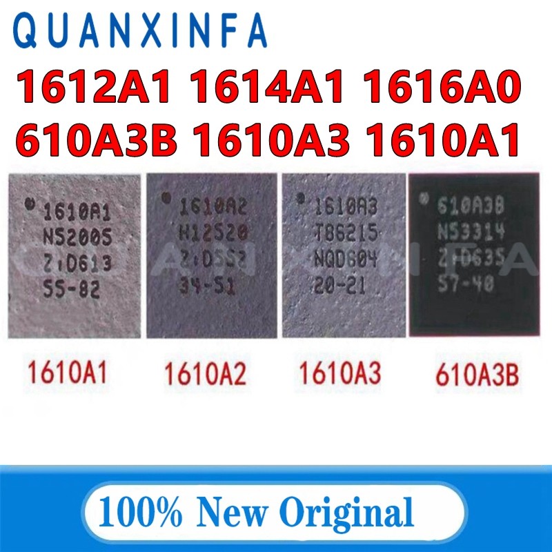 5pcs USB Tristar U2 USB IC ชิปสําหรับ iphone 11 12 13 Pro Max X XS 7 8 Plus 1616A0 1614A1 1612A1 610