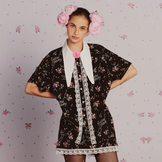 Endless Holiday Tokyo Summer Shirt & Ruf City Skort Set Obsidian Bloom