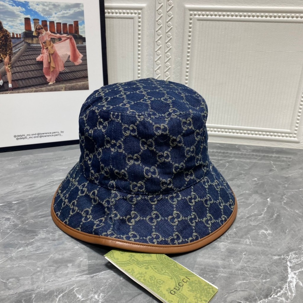 GUCCI666 Khaki Classic GG Pattern Baseball Cap All-Match