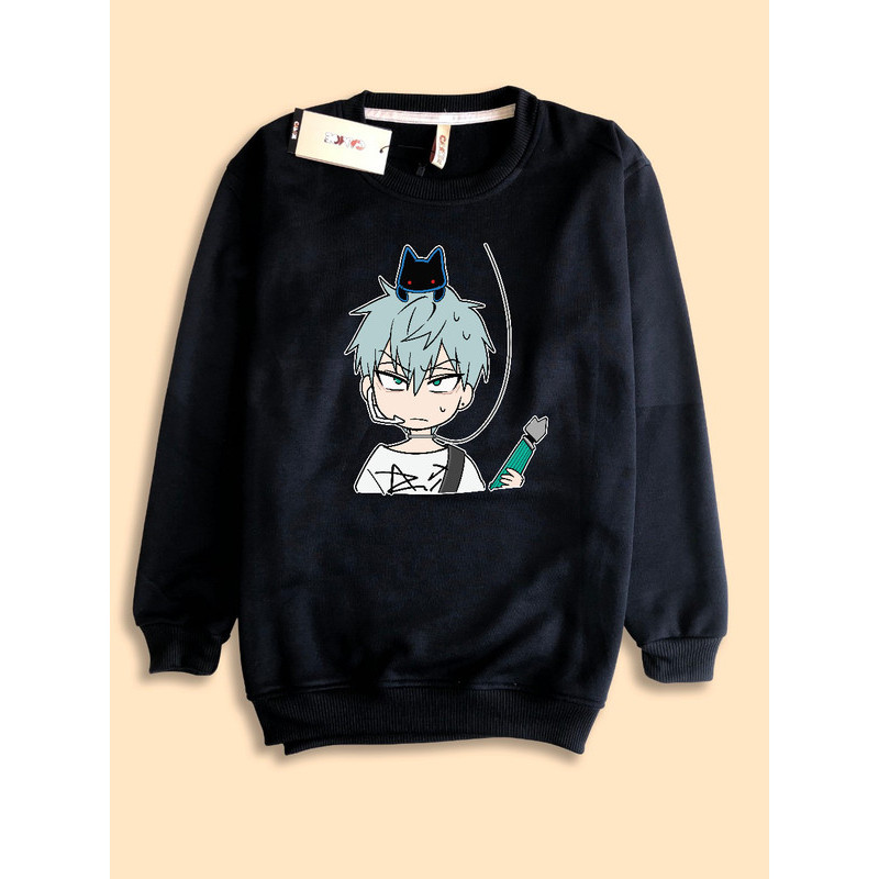 Alien Stage ALST Till เสื้อสเวตเตอร์แมวดํา