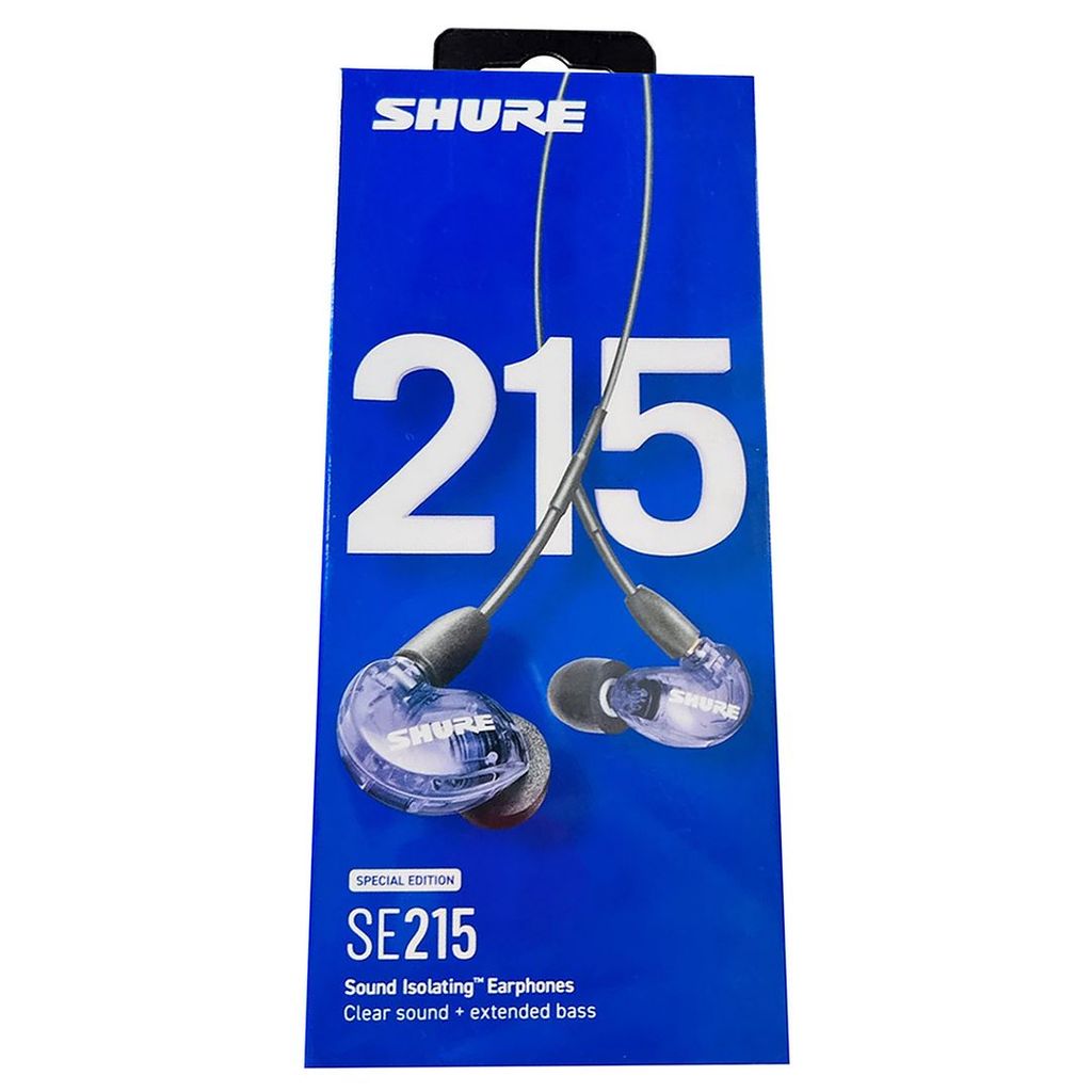 Shure SE215 Special Edition Sound Isolating 3.5mm Earphones (Purple), SE215SPE-PL