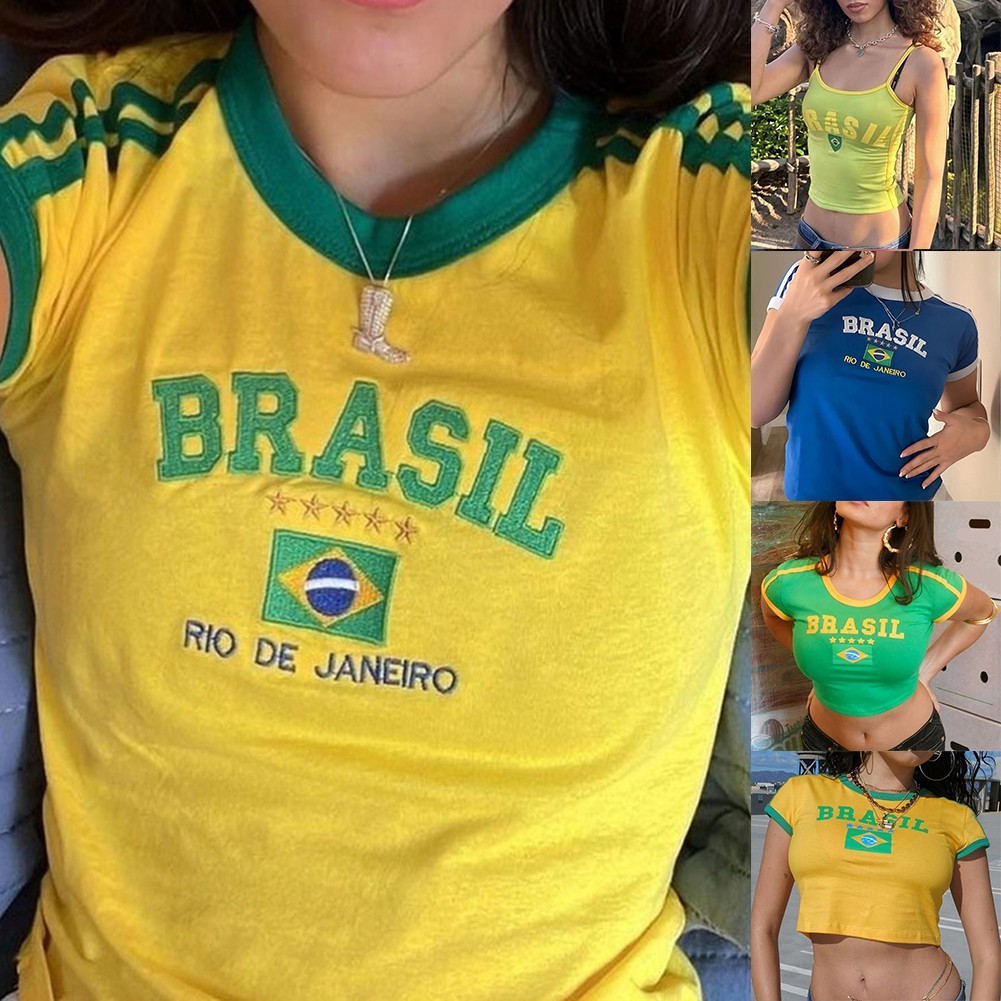 เสื้อคอลท้อปส์สไตล์ยุค90และY2K สำหรับสาวๆในฤดูร้อน