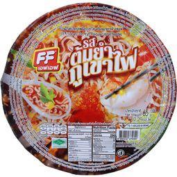 💥 เอฟเอฟบะหมี่กึ่งสำเร็จรูปรสต้มยำภูเขาไฟ 65กรัม 🔔 FF Instant Noodle Volcano Tom Yum Flavour 65g.