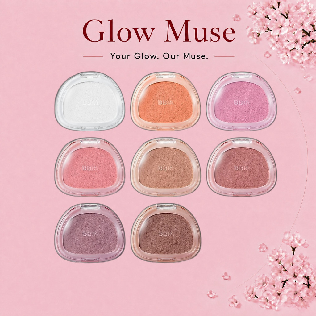 Bbia Jelly Cushion Blush 8 สี (พร้อมพัฟซิลิโคนมืออาชีพ) Mochi Rice Cake Blush พร้อมสต็อก Fast Shippi