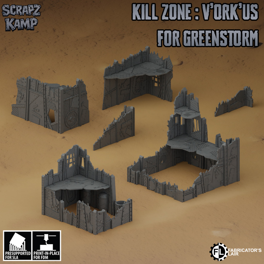 Kill Zone  V'OrkUs For Greenstorm | Premium 3D Plastic Miniature / war game
