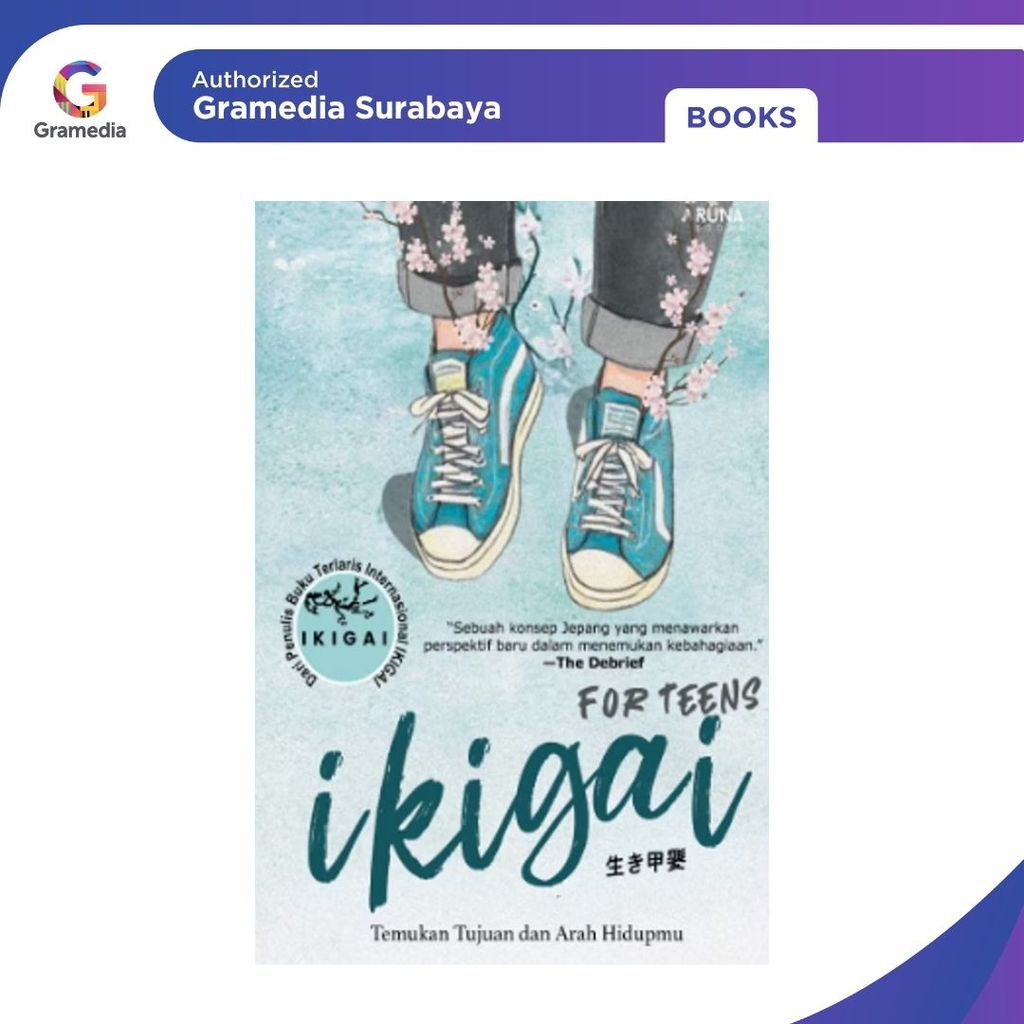 Gramedia Surabaya - Ikigai สําหรับวัยรุ่น