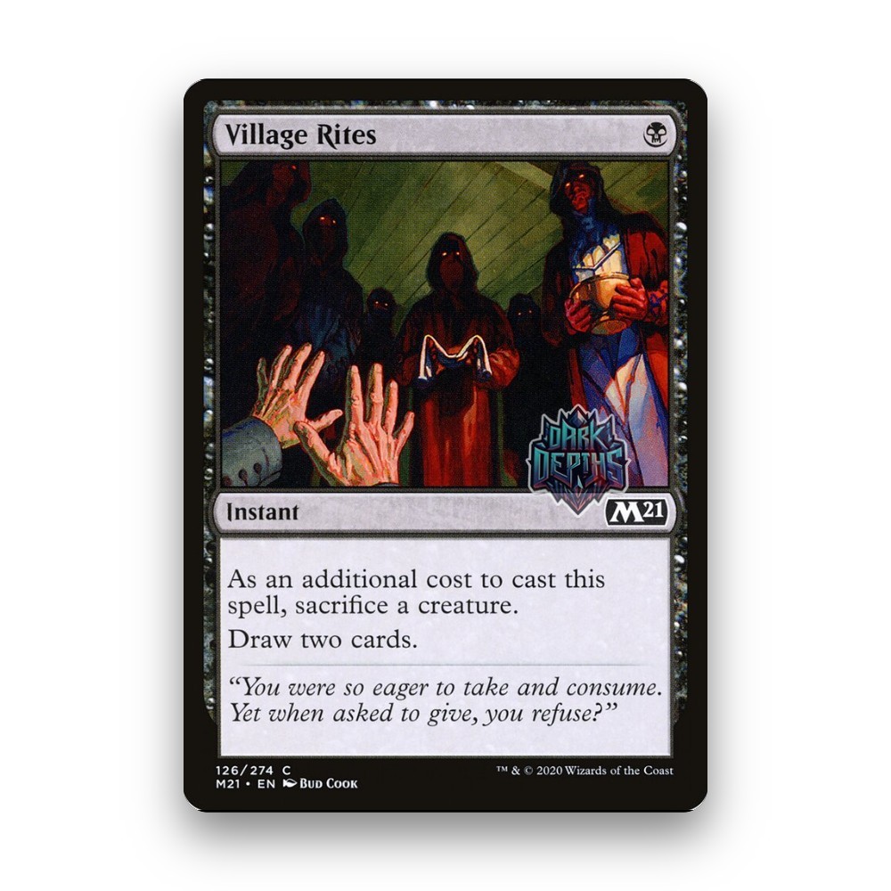 [MTG] Village Rites (#126) [M21] [BLACK] [COMMON] | Magic the Gathering