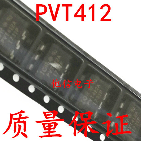 4PCS ยี่ห้อใหม่ PVT412S SOP-6 Patch Solid State Relay PVT412 นําเข้า Optocoupler PVT412A