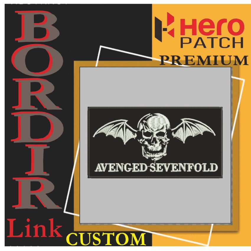 A7X AVENGED SEVENFOLD BAND LOGO HP-395 PATCH EMBROIDERY LOGO/EMBLEM