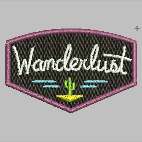 BCP-818 WENDERLUST PURPLE PATCH EMBROIDERY โลโก้ ADVENTURE/อื่นๆ