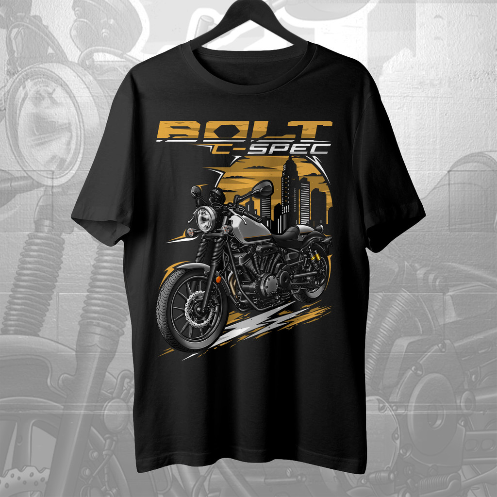 เสื้อแข่งเสื้อยืด Yamaha Bolt C-Spec