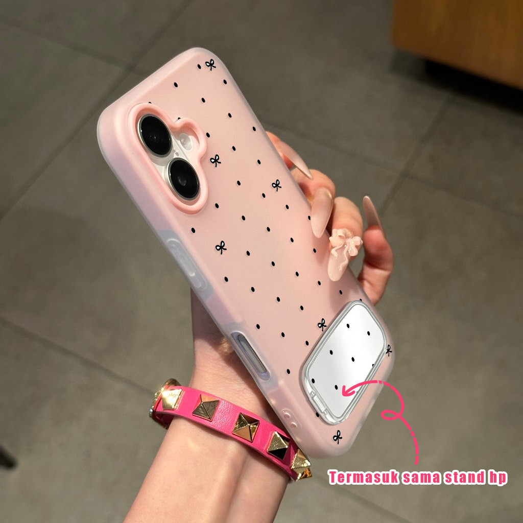 GANTUNGAN [Case+Stand] Dot Casing Hp Vivo Y500 Z11 V70 Fe V60 Lite Y05 Y11D Y21D T5 Z10R Iqoo Z10 Z1