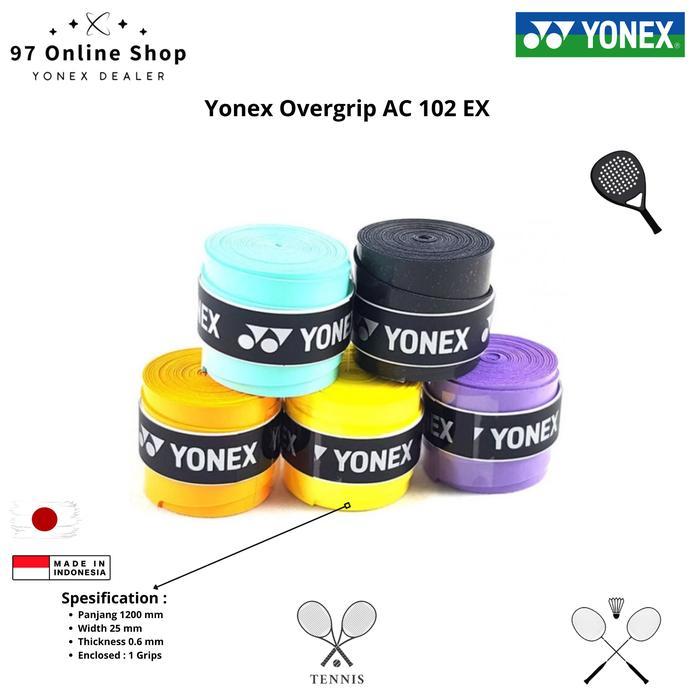ไม้เทนนิสแบดมินตัน Yonex / Padel Ac 102 Ex - Wet Super Grap Tape ของแท้ 100%