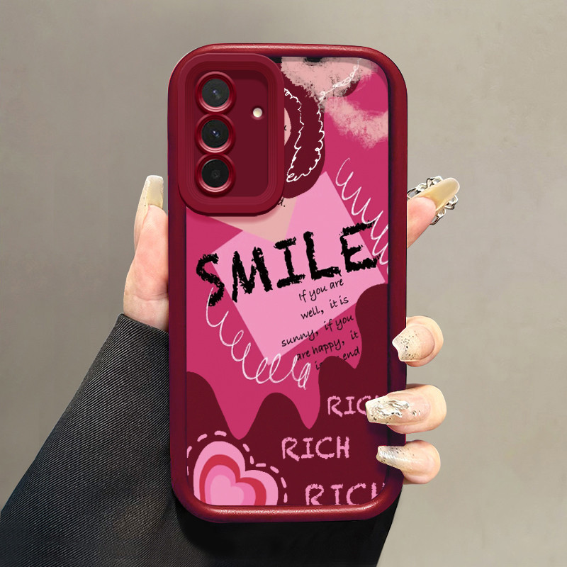 SAMSUNG HPเคสโทรศัพท์สําหรับSamsung A36 5G A26 5G A56 5G A37 5GกรณีY2K Retroพร้อมหัวใจซิลิโคนCesingซ