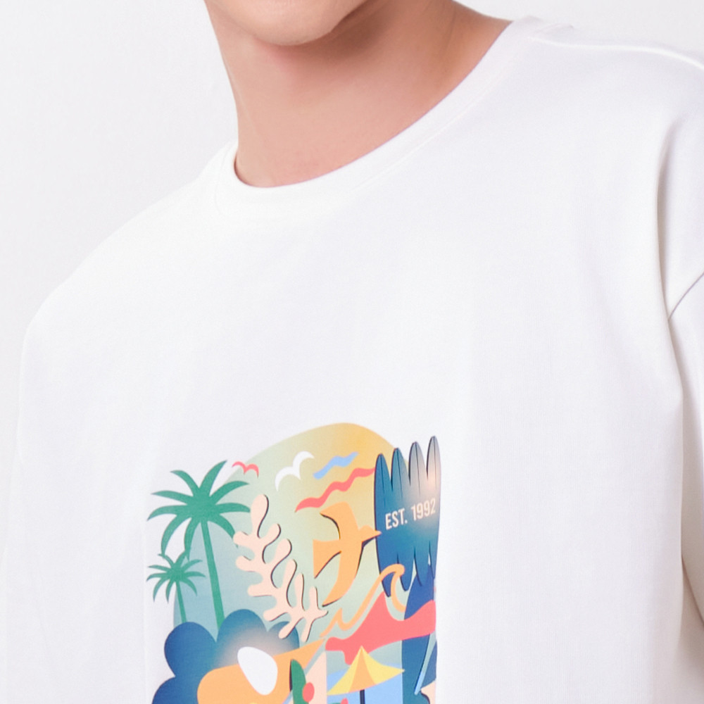 Skechers สเก็ตเชอร์ส เสื้อยืดแขนสั้นผู้ชาย Men Cali Breeze Iconic Short Sleeve Tee - SL326M278-00QF (latest) — صورة 4