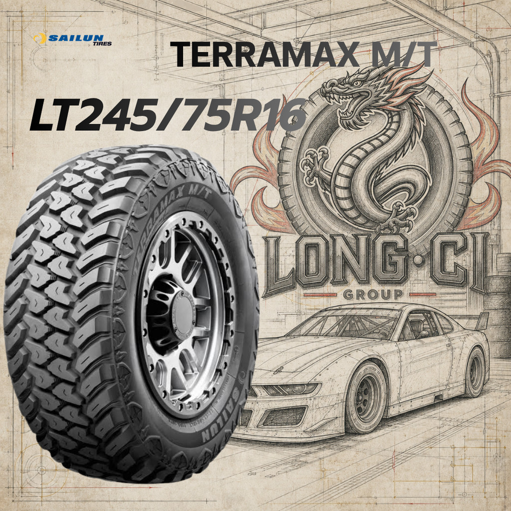 ยาง LT245/75R16 SAILUN รุ่น TERRAMAX M/T ราคาต่อเส้น ปี 2025
