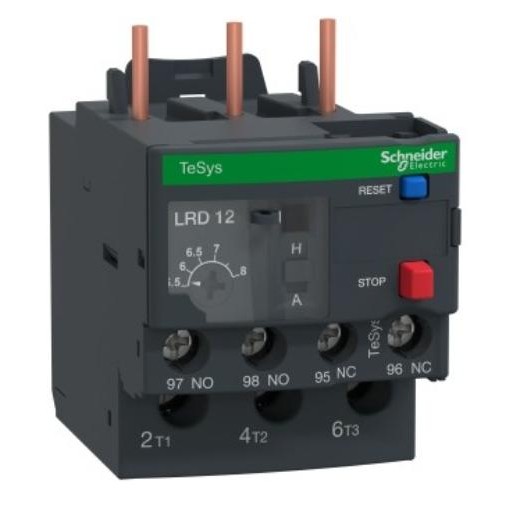Schneider Thermal Overload Relay TOR LRD12 / LRD 12 5.5-8 A เดิม