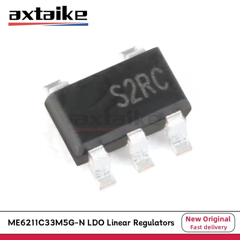 20PCS ME6211C33M5G-N ME6211C33M5G ME6211C33 SOT23-5 3.3V 500mA SMD ME6211 ความเร็วสูง LDO Linear Reg