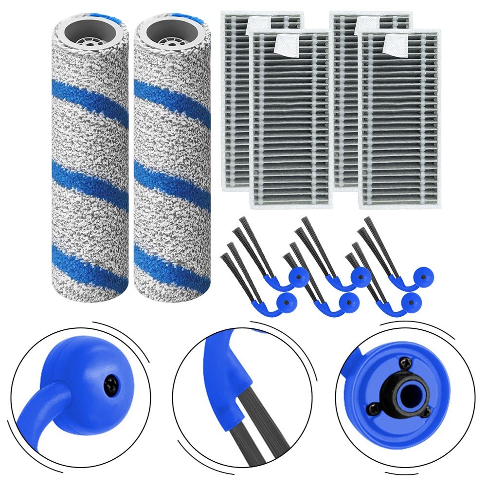 [bestshe] ม็อบม้วนแปรงด้านข้างหลักสําหรับ Deebot X11 สําหรับ OmniCyclone / X11 Pro