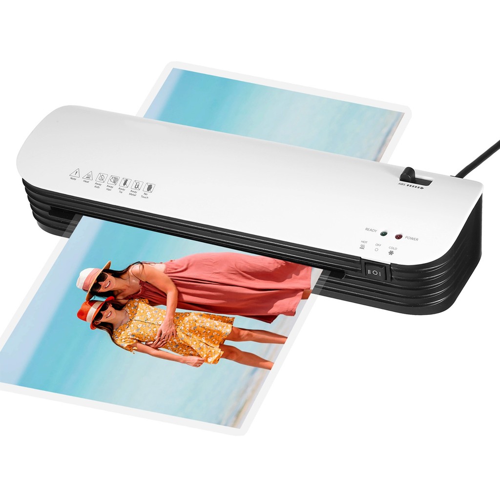 [myhome.th] SL299 Laminator Machine Set A4 Size ระบบลูกกลิ้ง 2 แบบร้อนและเย็นพร้อมกระเป๋าเคลือบ 20 ใ