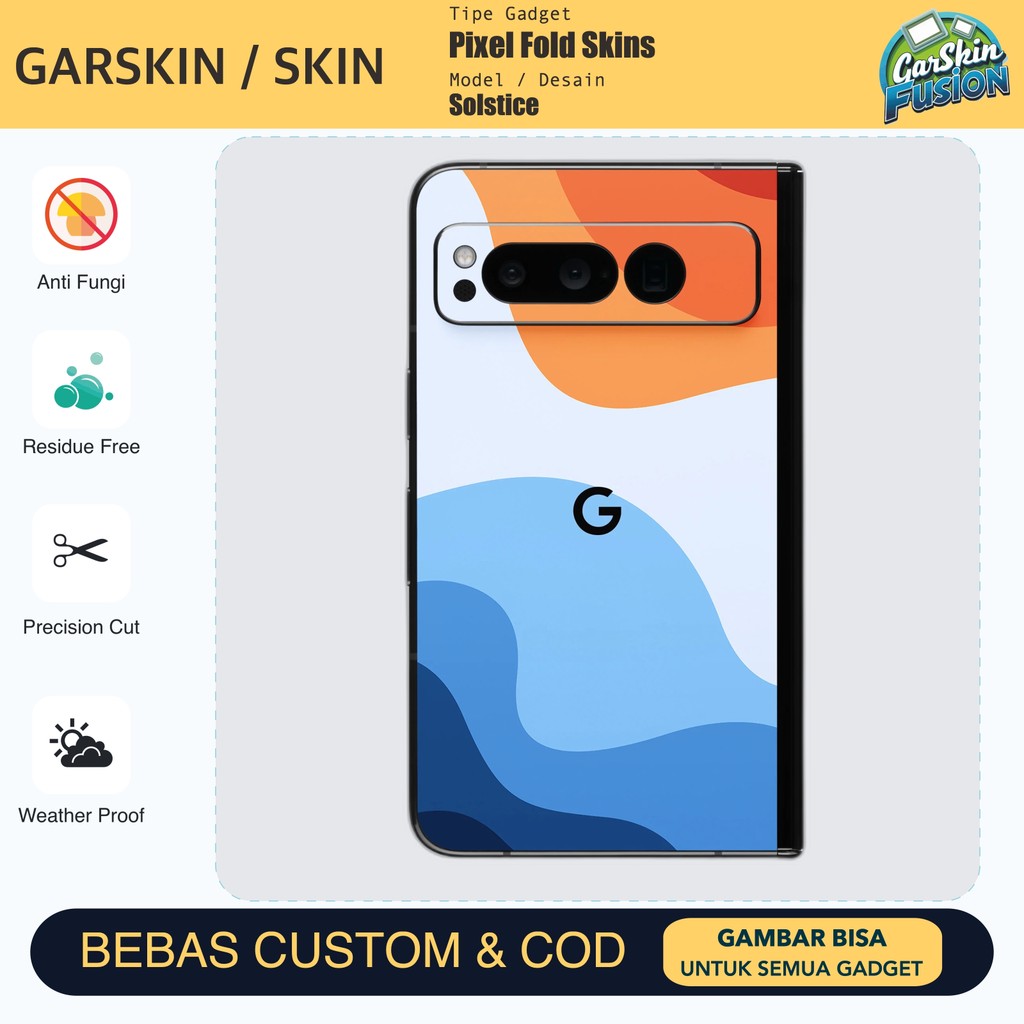 Skin Vinyl Pixel Fold Solstice Anti Scratch Protector Case | โดยฟิวชั่น | รหัส - 6J3E