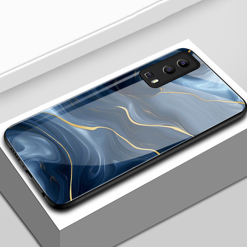 เคสสำหรับ VIVO Y72 5G Y52 5G Y75s 5G Y53s 5G Y76 5G เคสโทรศัพท์แบบใหม่เปลือกแก้วกันกระแทก
