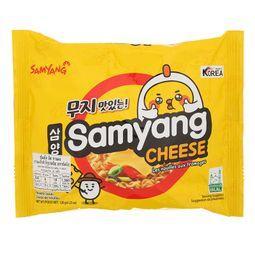 💥 ซัมยังราเมงกึ่งสำเร็จรูปรสชีส 120กรัม 🔔 Samyang Cheese Ramen 120g.