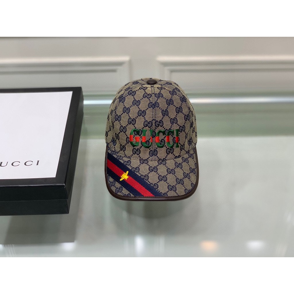 G GUCCI666 หมวกเบสบอลปัก Classic Double G 6