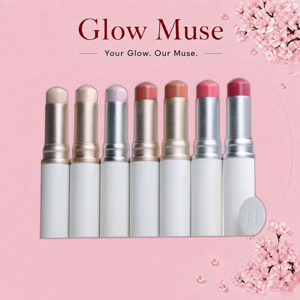 เกาหลี HINCE Highlighter Blush Stick Highlighter 10g 7 Heavy/ใหม่สี RADIANCE BALM Highlighter