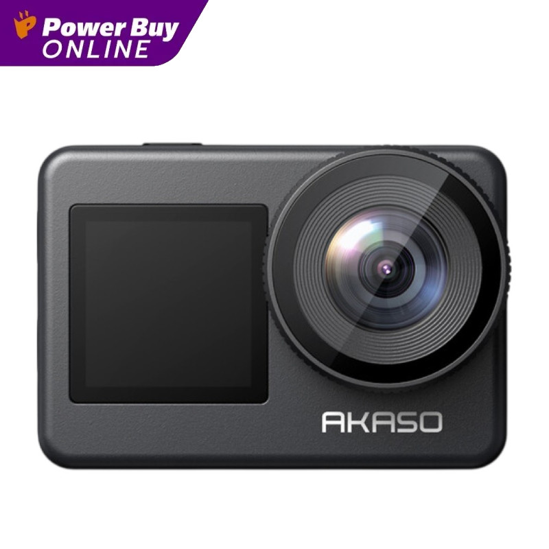 AKASO Brave 7 กล้องแอ็คชั่น (20MP, สีดำ)