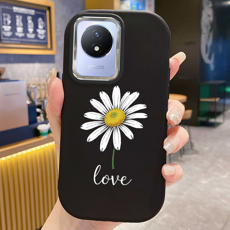 เคสใช้ได้กับ VIVO Y02 Y02a Y02t Y02s Y11 2023 Creative Flower Soft Cover Case