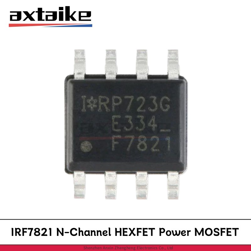 10PCS IRF7821TRPBF F7821 SOP-8 30V 13.6A 2.5W SMD IRF7821 IRF7821PBF SMD N-Channel HEXFET Power MOSF