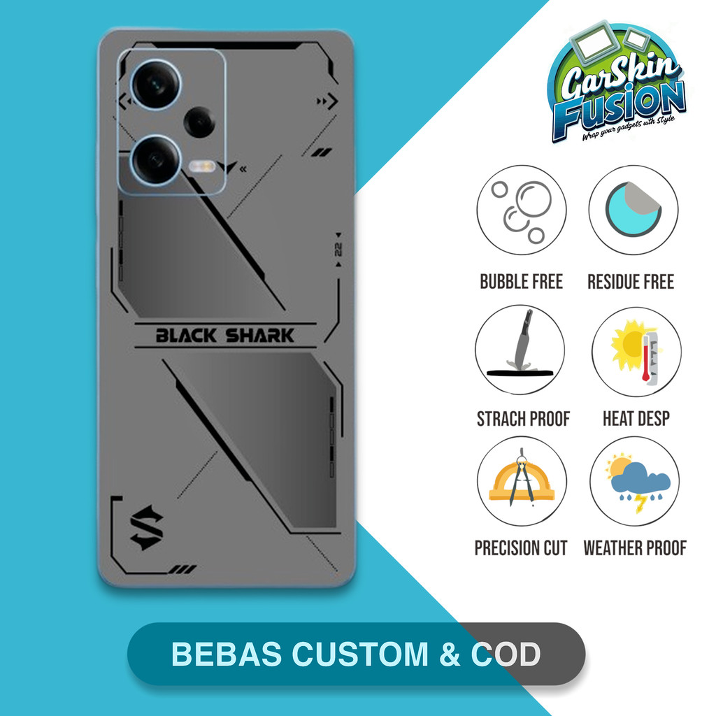 Garskin Skin Redmi Note 12 Pro 5G BS 5 RS เคสป้องกันรอยขีดข่วน | By Fusion Code - hy1