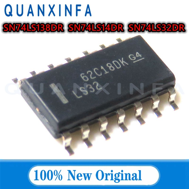 10PCS SN74LS138DR SN74LS14DR SN74LS32DR 74LS138 74L14 74LS32 LS14 LS32 LS138 SOP16 ใหม่เดิม