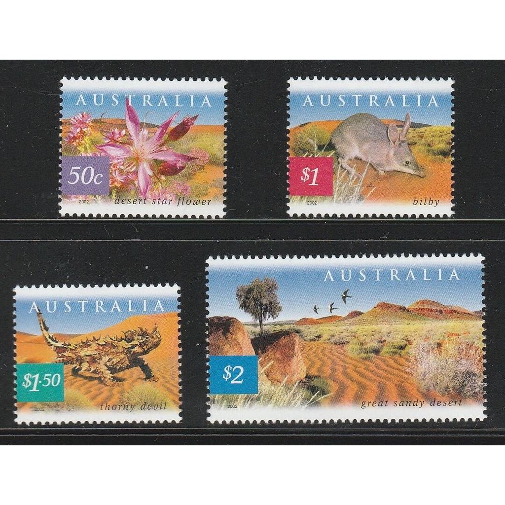 2002 แสตมป์ Nature Of Desert 4v MNH