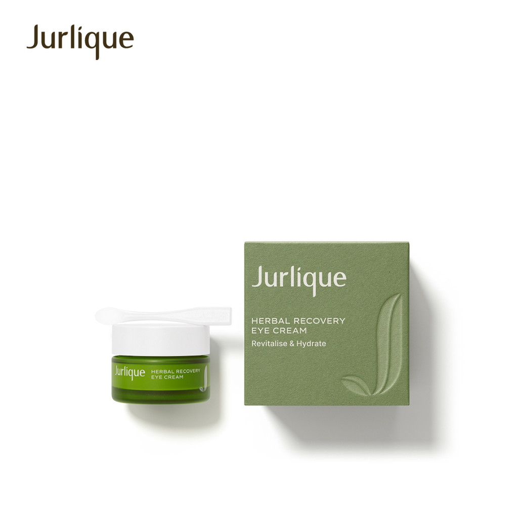 Jurlique Herbal Recovery Eye Cream 15ml. - ครีมดูแลรอบดวงตา อ่อนโยน ช่วยให้ผิวเรียบเนียน ยืดหยุ่น ลดรอยคล้ำ ลดอาการบวม