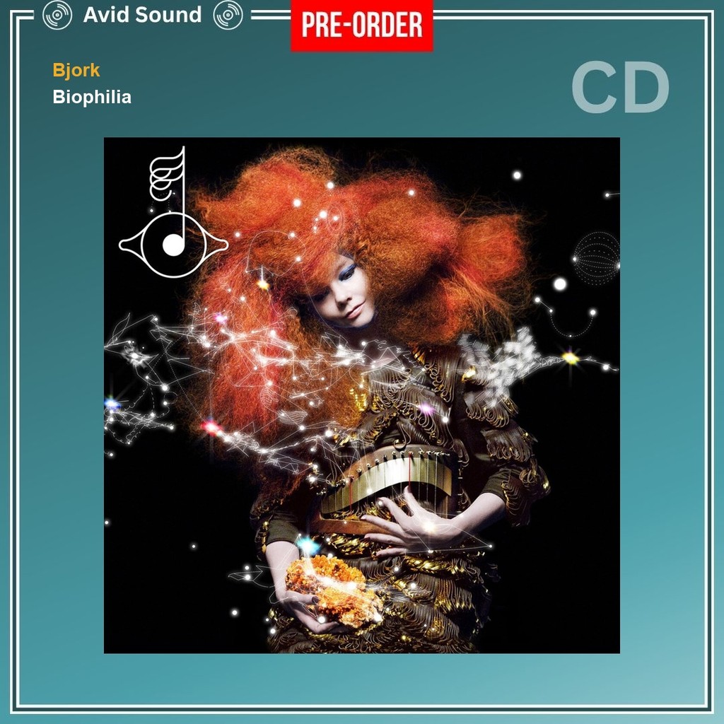Pre-Order CD แผ่นซีดี Bjork Biophilia ใหม่ ซีล Bjork CD