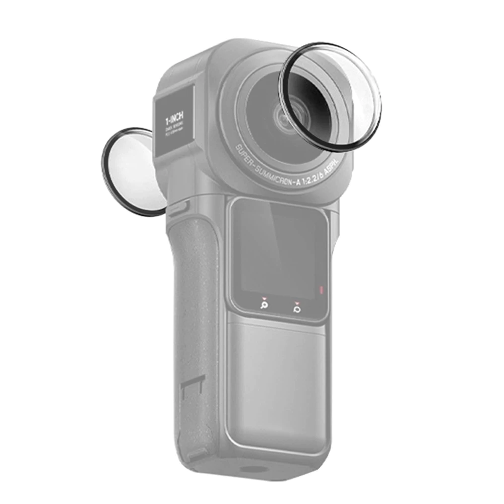 ฝาครอบเลนส์กล้อง Panoramic สำหรับ Insta360 ONE RS 1 นิ้ว 2 ชิ้น