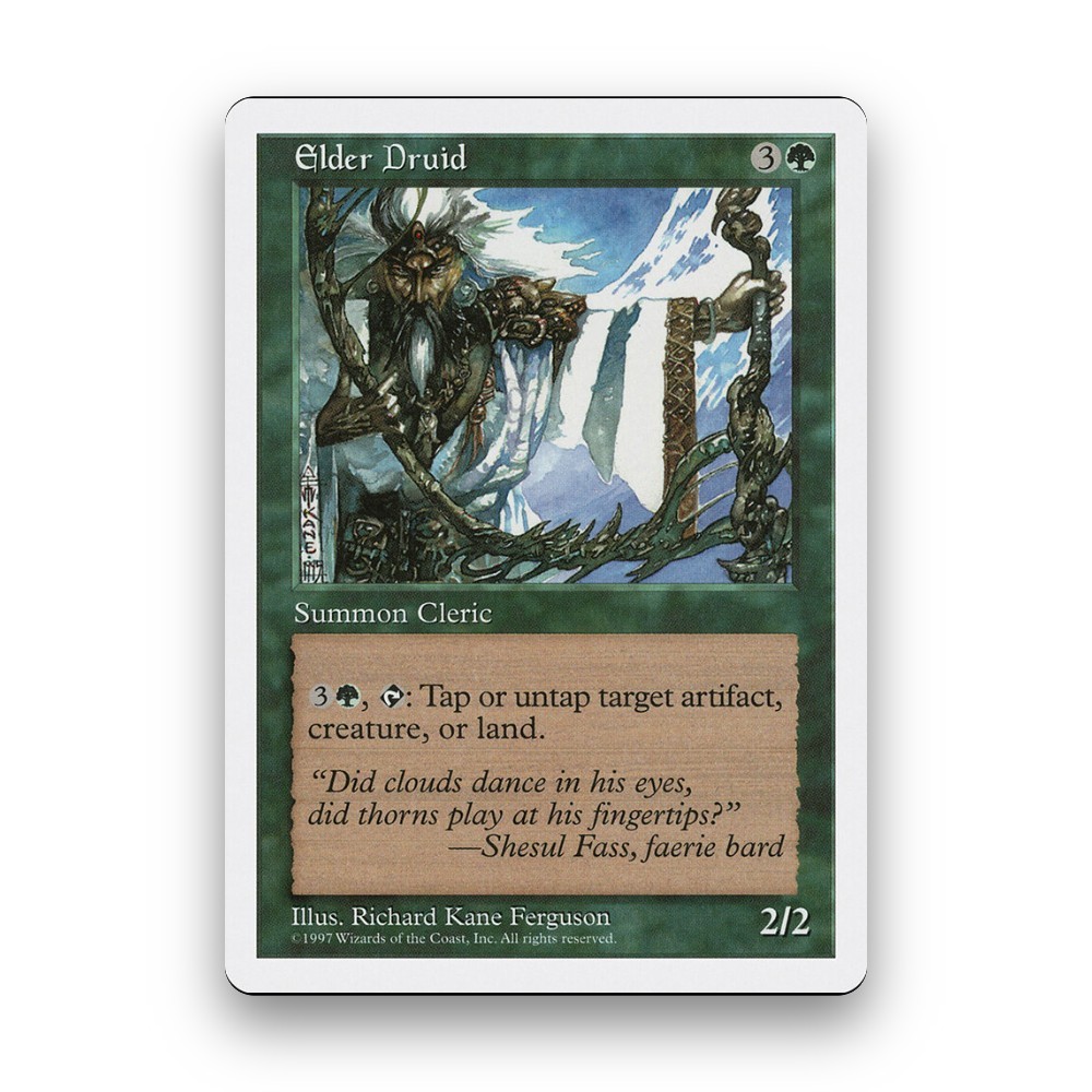 [MTG] Elder Druid (#290) [5ED] [GREEN] [RARE] | Magic the Gathering