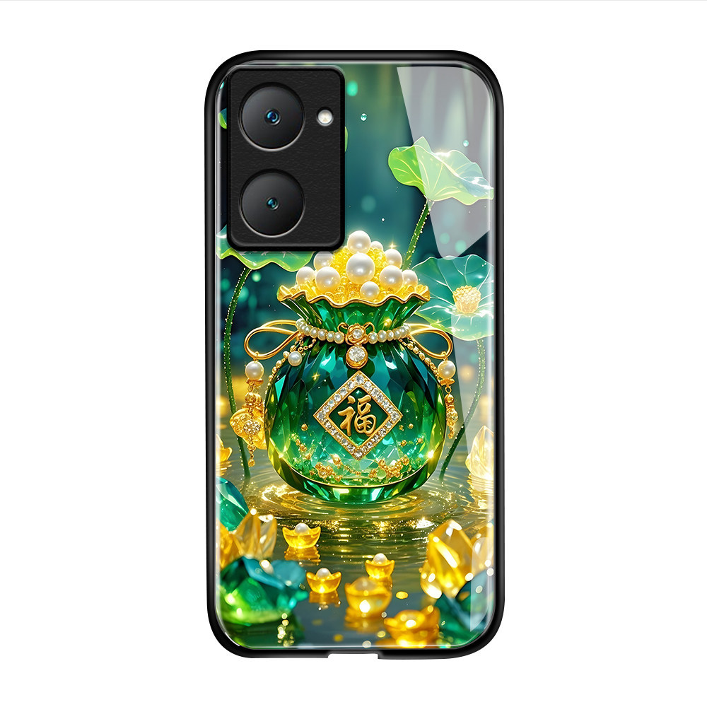 เคส For VIVO Y03 Y03T Y18 Y28S 5G เคสโทรศัพท์ เคสมือถือ เคสวีโว่ เคสแข็ง Hard Phone Glass Case BLK