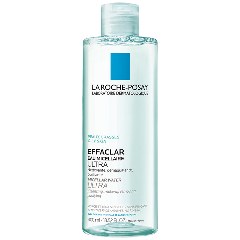 La Roche Posay Effaclar Micellar Water Ultra Oily Skin 400ml. (ลาโรชโพเซย์)