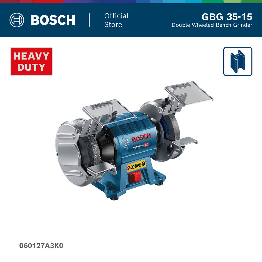 BOSCH GBG 35-15 Professional เครื่องเจียรไฟฟ้าตั้งโต๊ะ 350W (รหัส 060127A3K0)