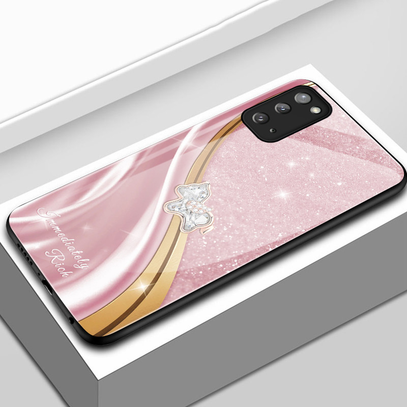 เคสสำหรับ Samsung Note 20 4G Note 20 5G Note 20 Ultra note 10 Plus Note 8 Note 9 เคสโทรศัพท์ม้าเล็กเปลือกแก้วกันกระแทก