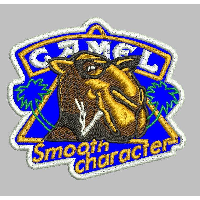 BCP-943 C4MEL SMOOTH CHARACTER โลโก้ ADVENTURE/OUTDOOR EMBROIDERY PATCH