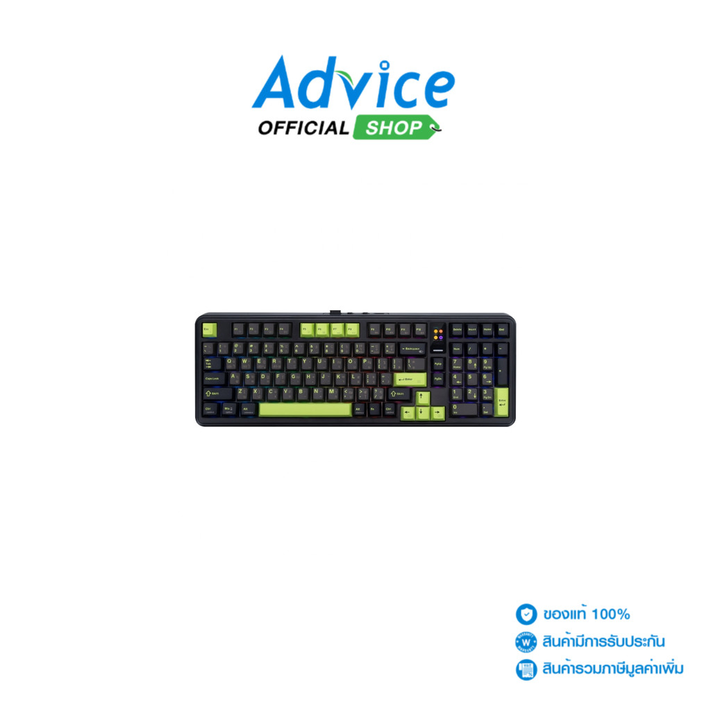 EGA KEYBOARD WIRELESS BLUETOOTH DISPLAY TYPE CMK11 BLACK (SAIKO SWITCH คีย์บอร์ด) - A0183119