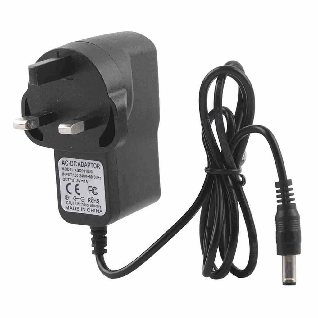 Universal 9V AC/DC Power Adapter สําหรับกีตาร์ไฟฟ้า Single Effector