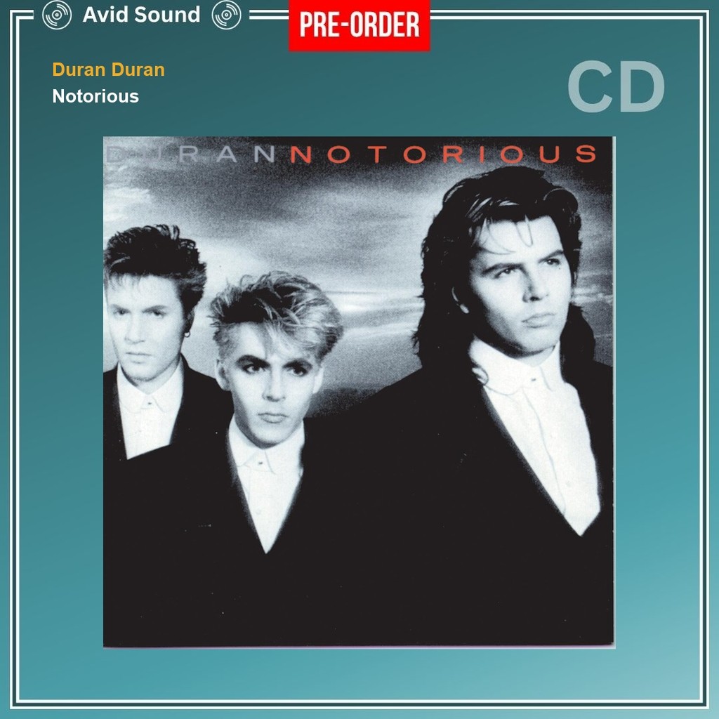 Pre-Order CD แผ่นซีดี Duran Duran Notorious ใหม่ ซีล Duran Duran CD