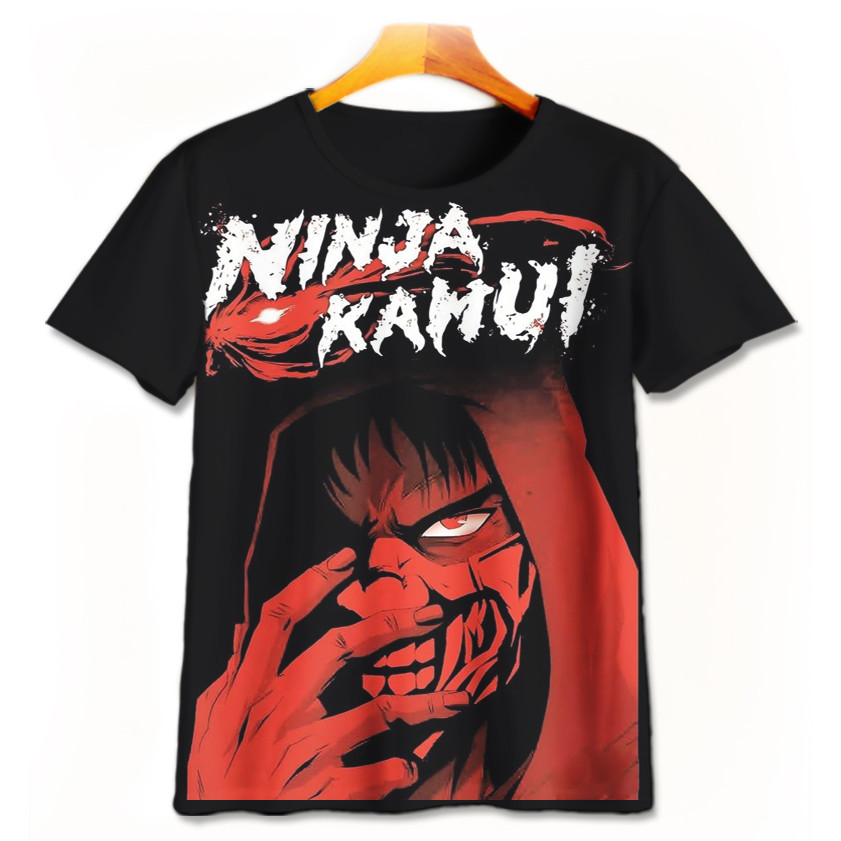 3D Ninja Kamui เสื้อยืด 1 หลายตัวแปร Halfprint เสื้อยืดอะนิเมะการ์ตูนรุ่นสําหรับเด็กและผู้ใหญ่ Unise